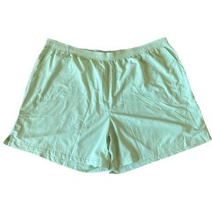 Columbia Women's Sandy River UPF-30 light green shorts size 3XL